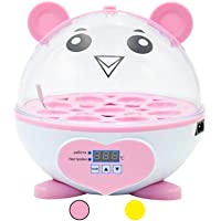 Huatuo Incubadora de 9 huevos- control automático de temperatura digital mini eclosión de huevos automático de control…
